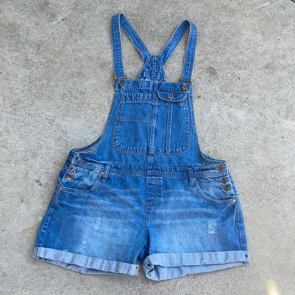 River Island Asos Vintage Look Overalls Denim Plus